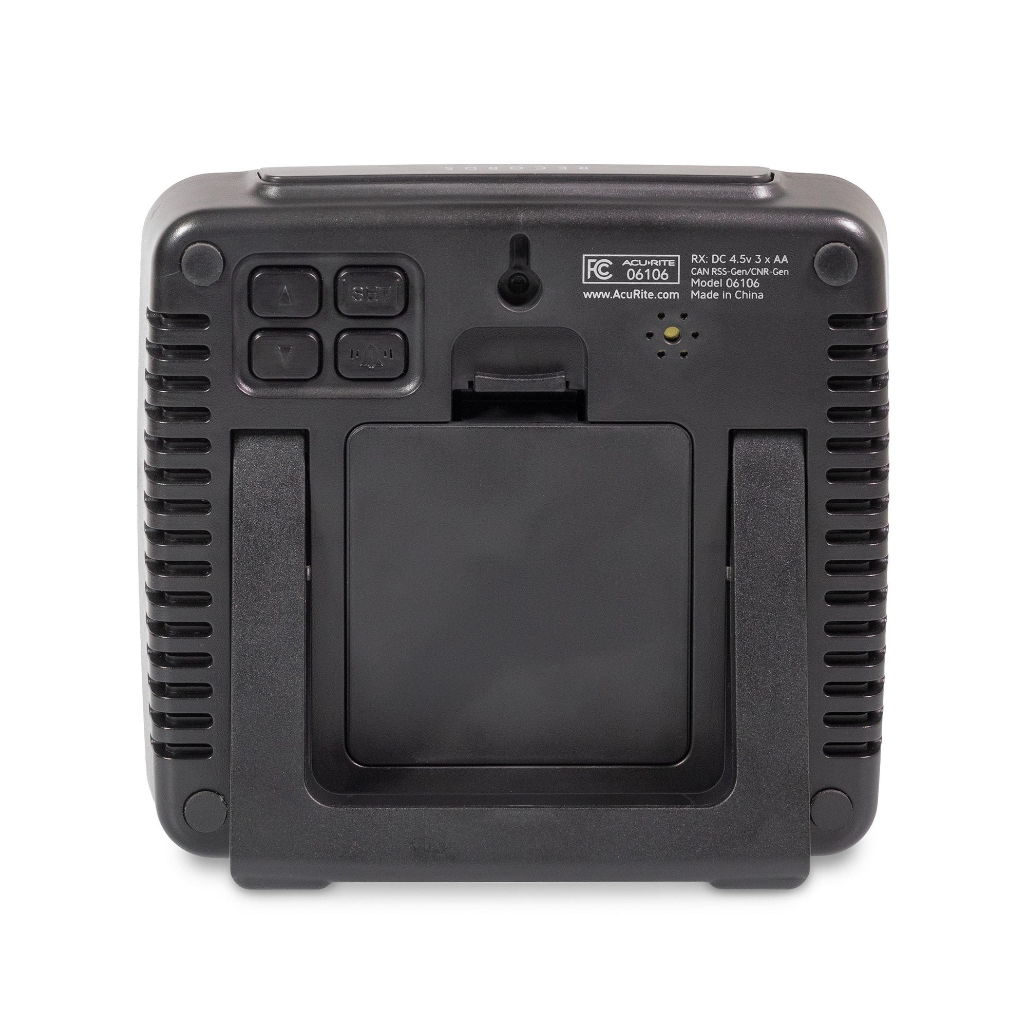 Alt View 12. AcuRite - Digital Weather Forecaster with Indoor/Outdoor Temperature and Indoor Humidity - White/Black.