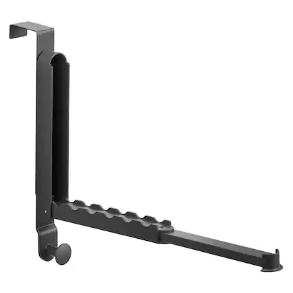 Front. Sorbus - Sorbus Over Door Hanger, Foldable, Heavy-Duty, Space Saving Organizer Drying Rack (6 Anti-Slip Hooks Extended Towel Rod) - Gray.