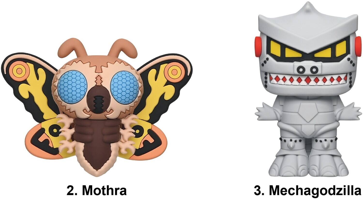 2. Mothra  
3. Mechagodzilla