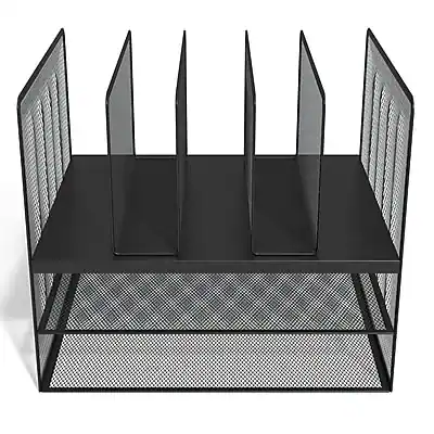 Mesh File Hanger TRU RED 7 Compartment Metal Mesh File Organizer Matte Black - Best Buy