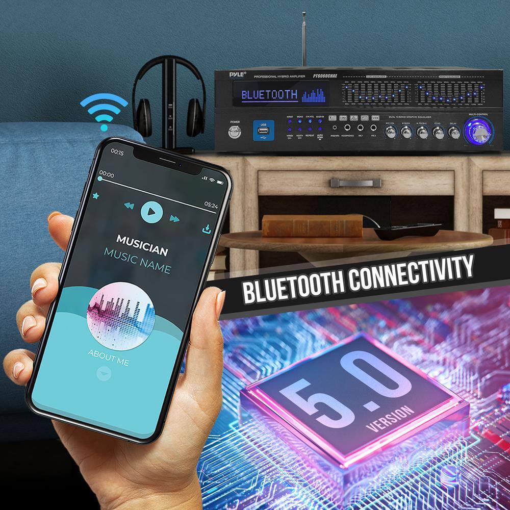 PYLE - Bluetooth

MUSICIAN  
MUSIC NAME  
ABOUT ME

BLUETOOTH CONNECTIVITY  
5.0 VERSION