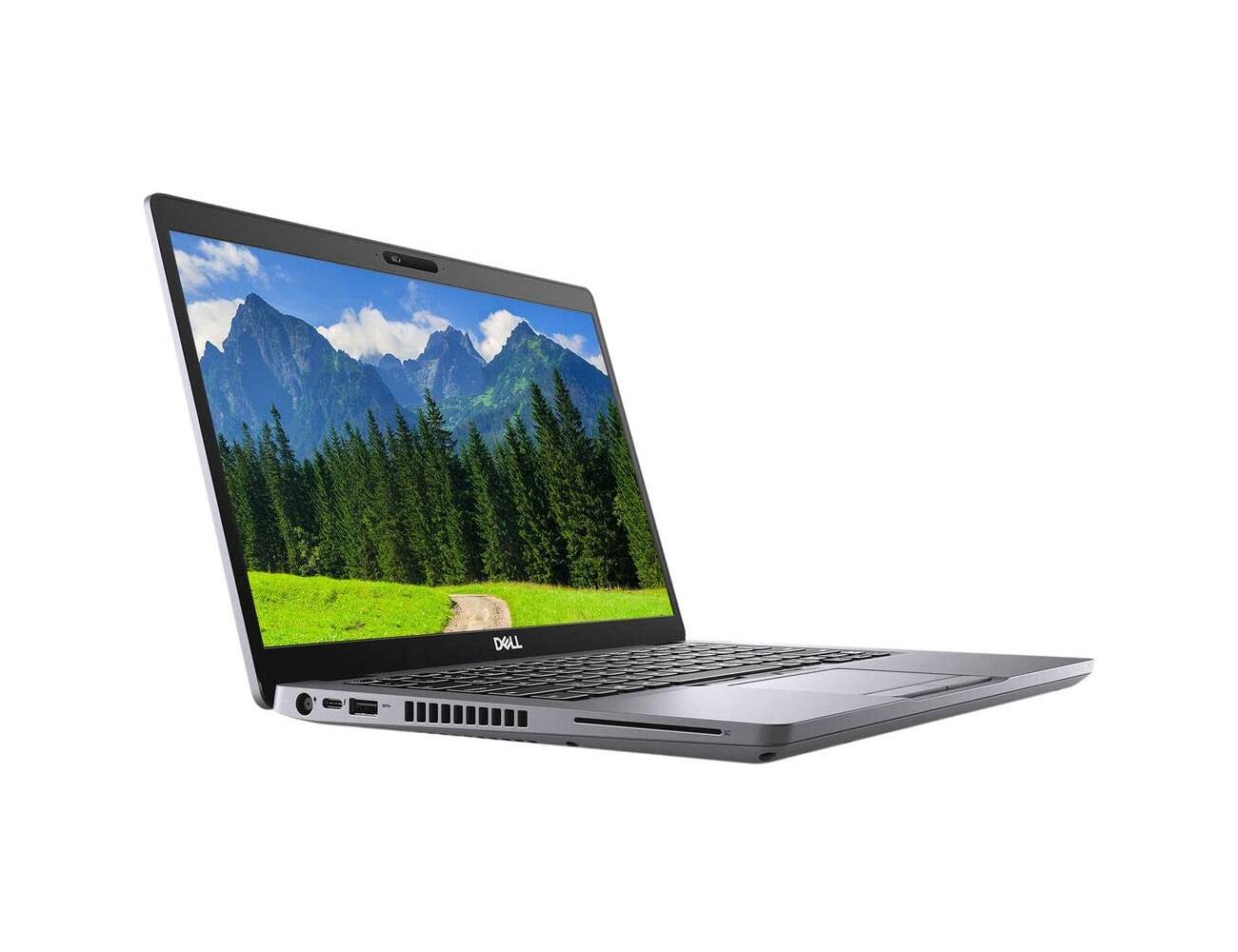 Angle. Dell - Dell Latitude 5410 Core i5-10210U 1.6GHz, 16GB, 512GB SSD, 14" HD, Windows 11 Pro (Refurbished) - Dark Gray.