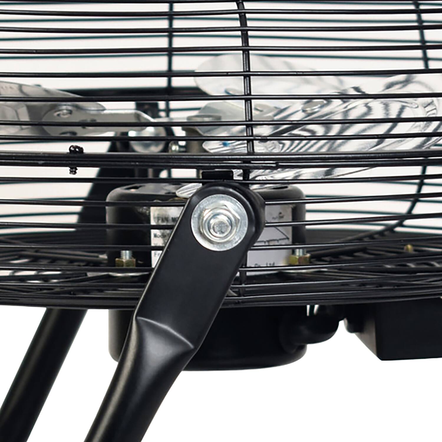 Alt View 2. Seasons Comfort - 14" 3-Speed High-Velocity Heavy-Duty Floor Fan, FHV14 - Black.