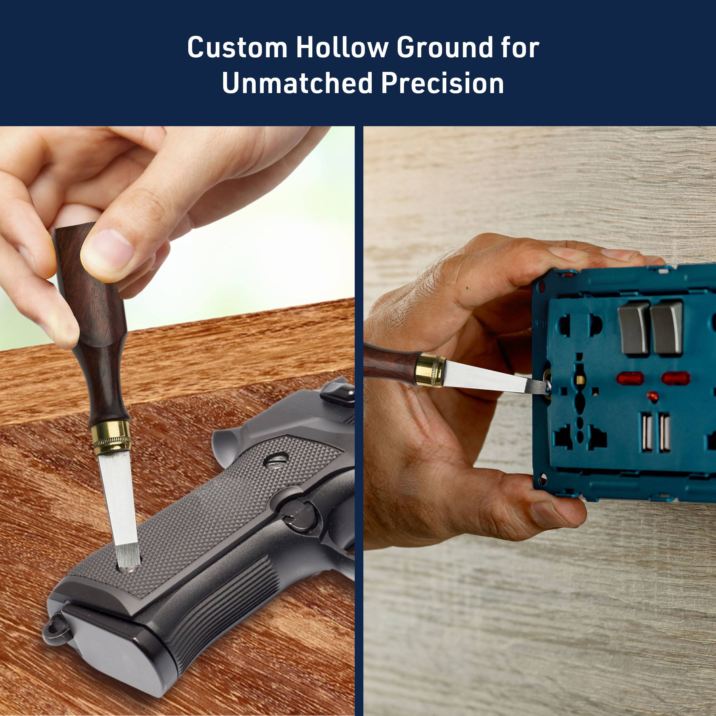 Custom Hollow Ground for Unmatched Precision