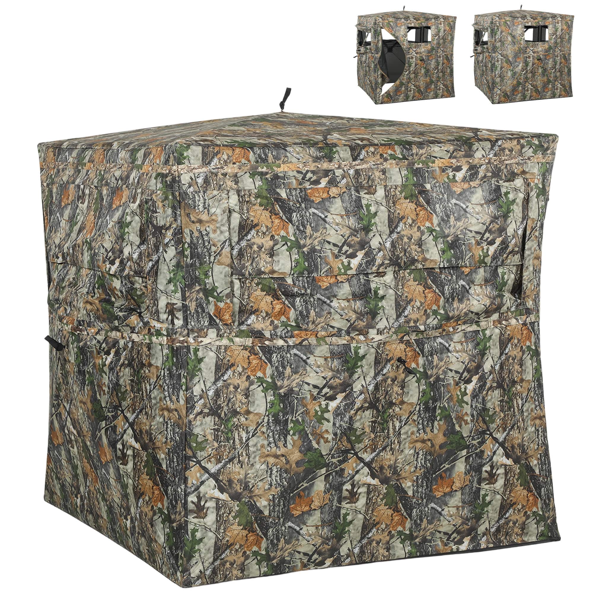 Outsunny - Blind for 2 Person, See Through Pop Up Blind with 270-Degree View - Camouflage price history on PriceWatchPro