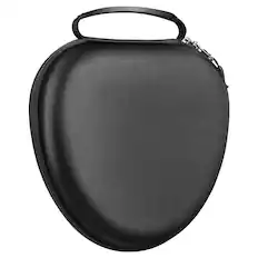 Front. Kitcheniva - Heavy-Duty AirPods Max Case Shockproof Hard Shell Storage Bag For Travel Black - Black.