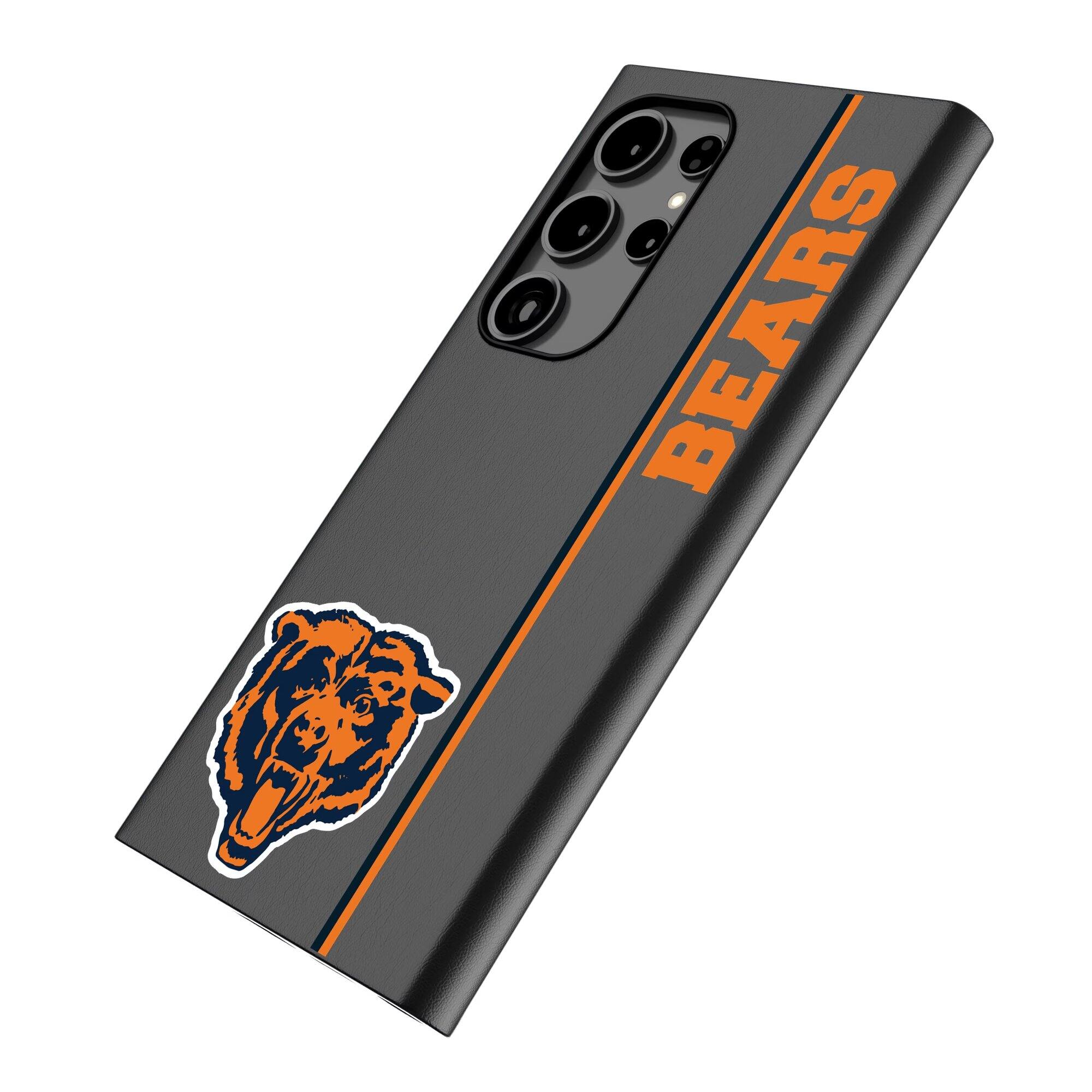 Alt View 1. Keyscaper - Chicago Bears Galaxy Magnetic Bump Case - S26 Plus - Black.
