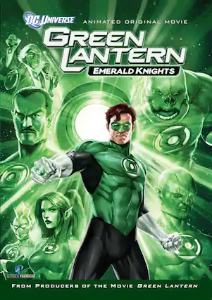 Front. Green Lantern: Emerald Knights - DVD.