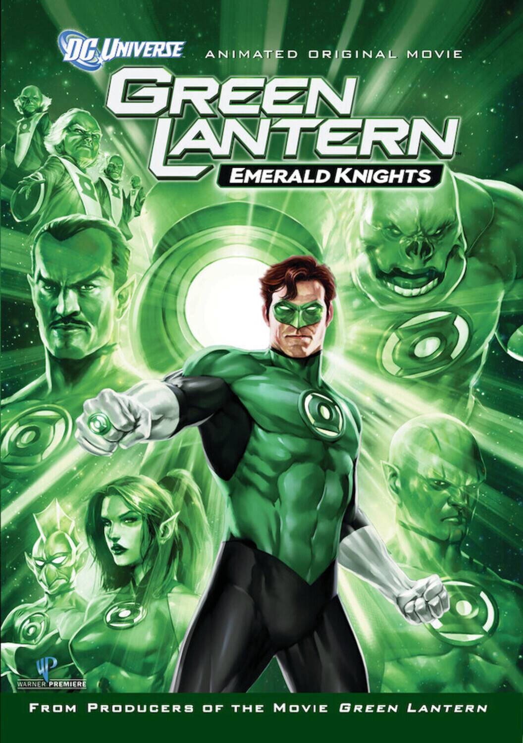 Front. Green Lantern: Emerald Knights   - DVD.
