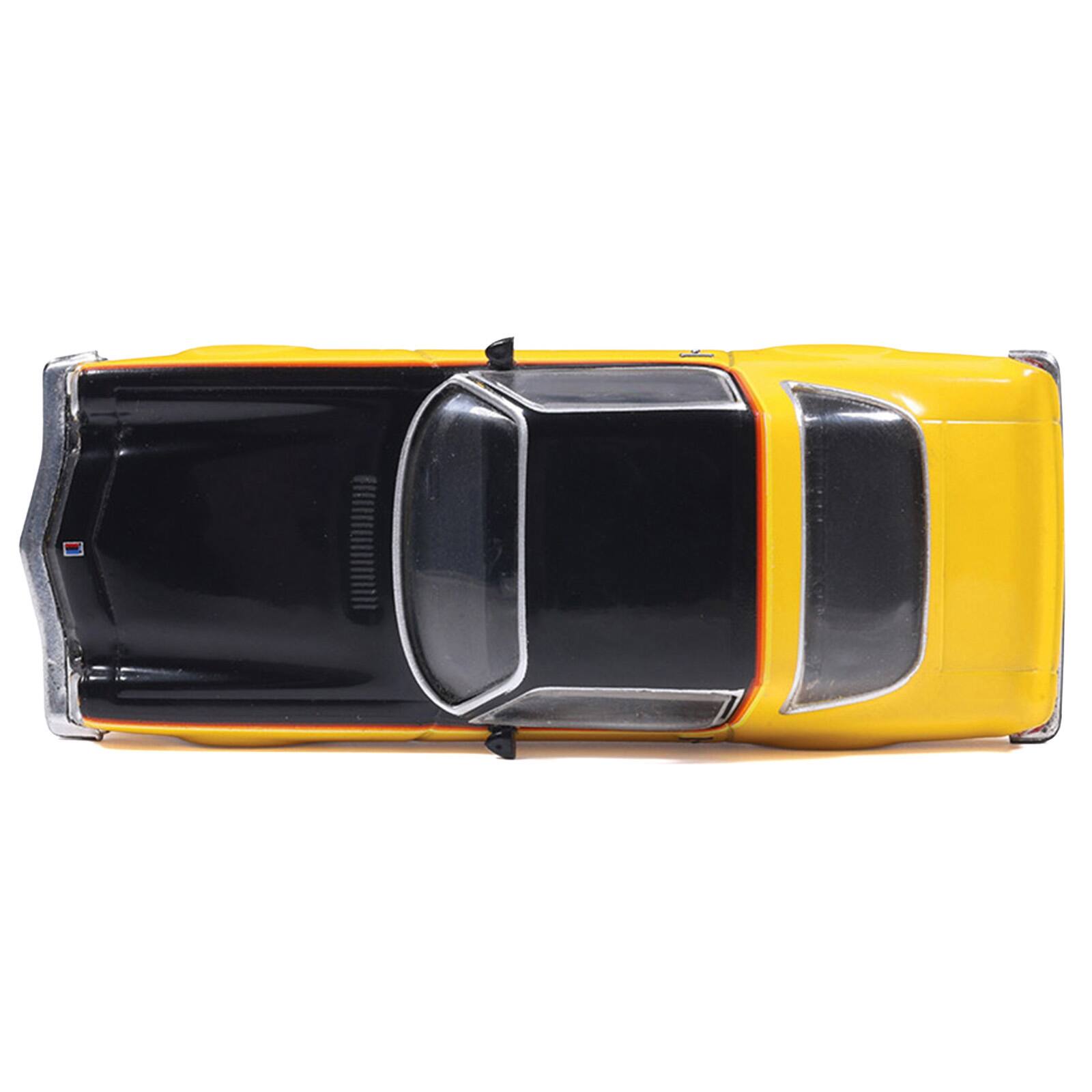 Alt View 5. IXO - 1976 Chevrolet Camaro Rally Sport Black and Yellow with Red Stripes 1/64 Diecast Model Car by IXO Models.