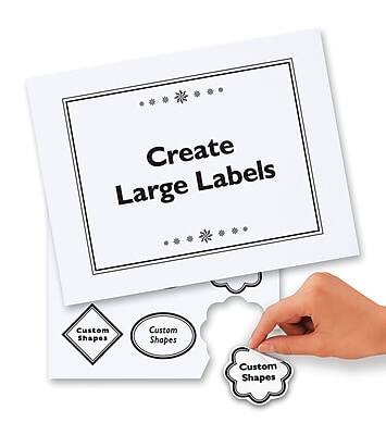 Avery Laser ID Labels, 8 1/2
