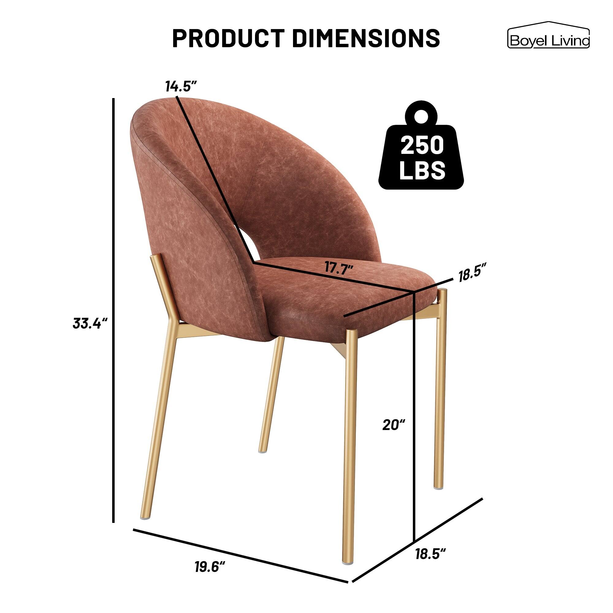 PRODUCT DIMENSIONS  
Boyle Living  
14.5"  
17.7"  
18.5"  
33.4"  
20"  
19.6"  
18.5"  
250 LBS
