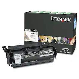 Lexmark - T650H11A Return Program 25,000 Page-Yield High-Yield Toner - Black