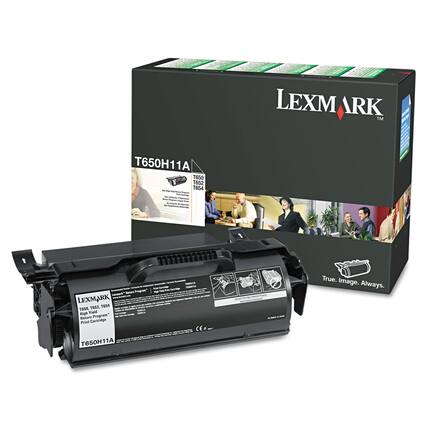 LEXMARK T650H11A
T650 T652 T654
LEXMARK T854
T550 T652
High Yield Return Program
Print Cartridge
True. Image. Always.