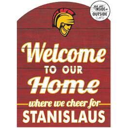 Jardine - Cal State Stanislaus Warriors 16'' x 22'' Indoor/Outdoor Marquee Sign - Red