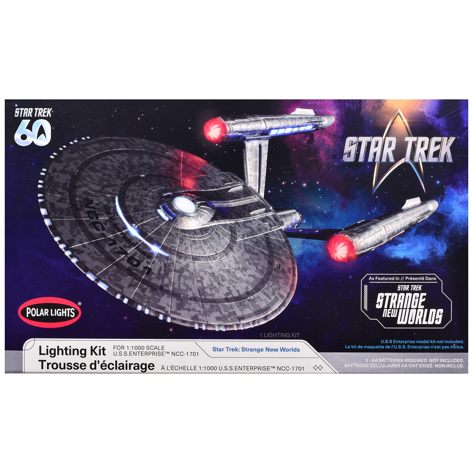 Star Trek: Strange New Worlds (2022) TV Series USS Enterprise NCC-1701 Lighting Kit for 1/1000 Model Kit by Polar Lights price history on PriceWatchPro