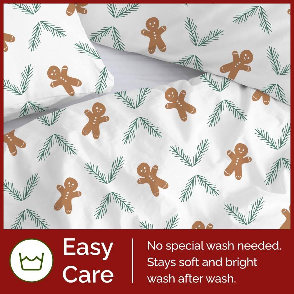 Easy Care  
No special wash needed.  
Stays soft and bright wash after wash.