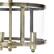 Alt View 15. Lalia Home - 3 Light Semi-flushmount Glass and Metallic Accented - Antique brass.