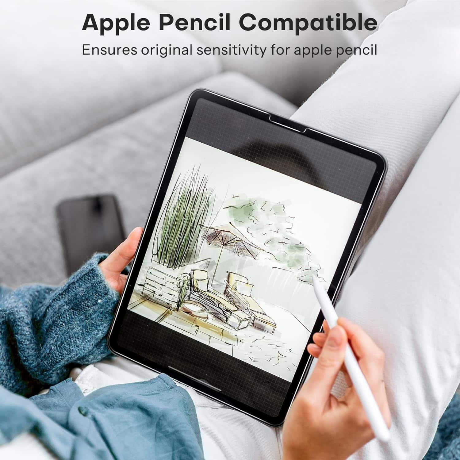 Apple Pencil Compatible Ensures Original Sensitivity for Apple Pencil