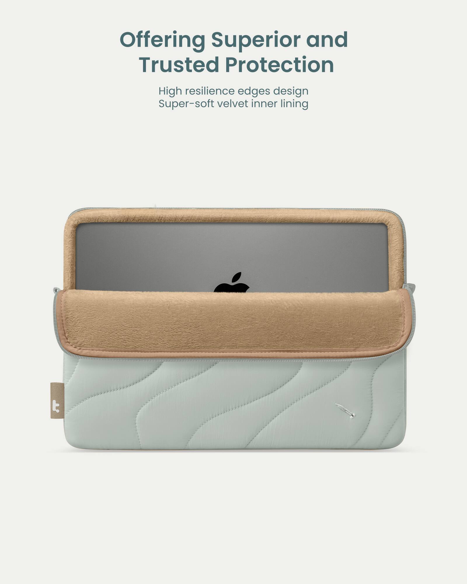 Offering Superior and Trusted Protection: High resilience edges design, Super-soft velvet inner lining.