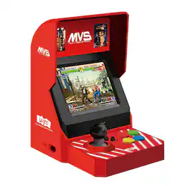 MVS Mini Home Arcade Console with 45 SNK Classic Games Including King of Fighters, Metal Slug, Samurai Showdown and More