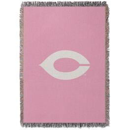 Chad & Jake - UChicago Maroons Woven Blanket - Pink