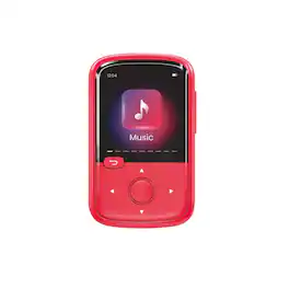 GreenTouch - Kosher Klip Mini 128GB MP3 Player (Red, No SD Slot) - VAAD Hakehilos