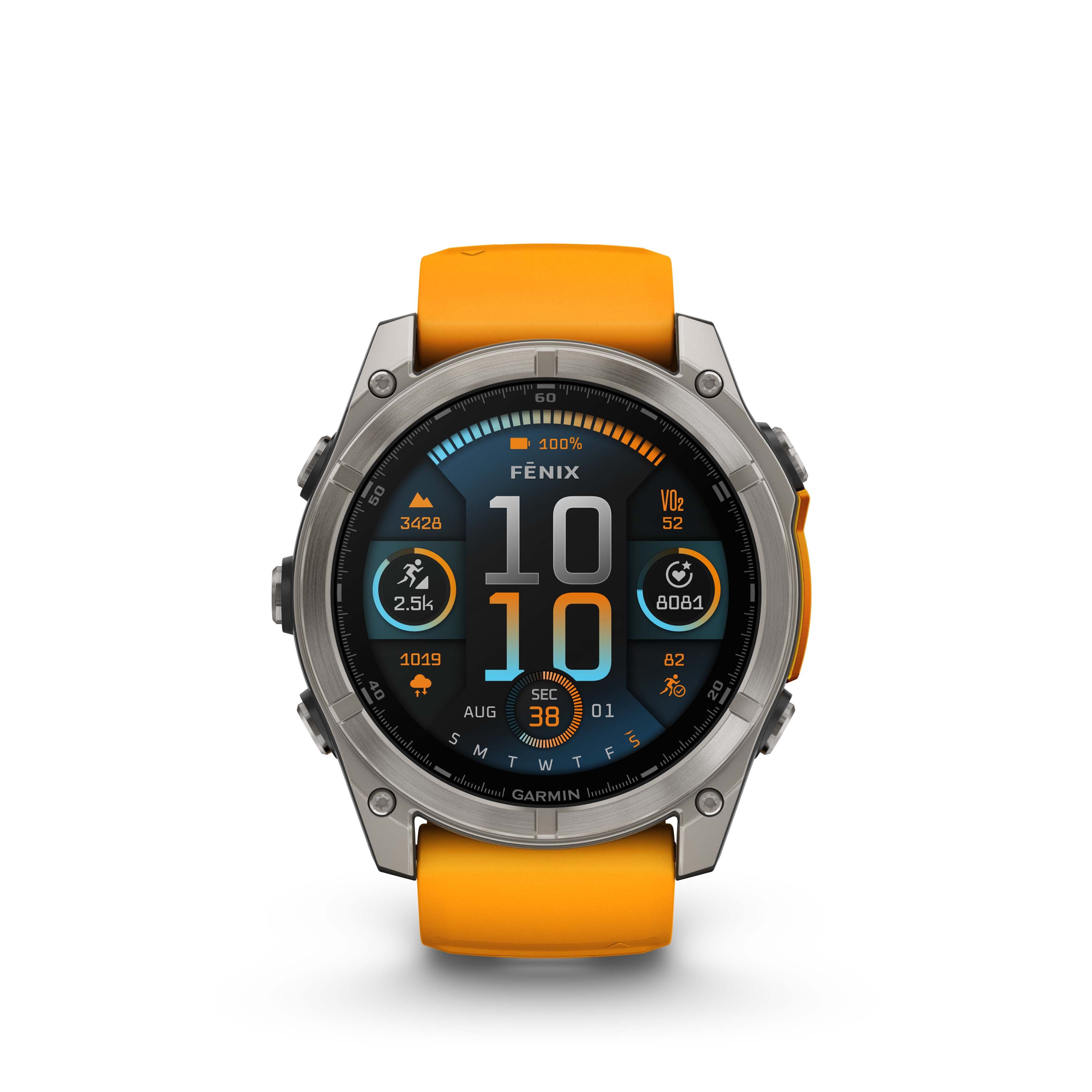 Bundle Garmin fenix 8 51mm AMOLED Sapphire Titanium with Spark