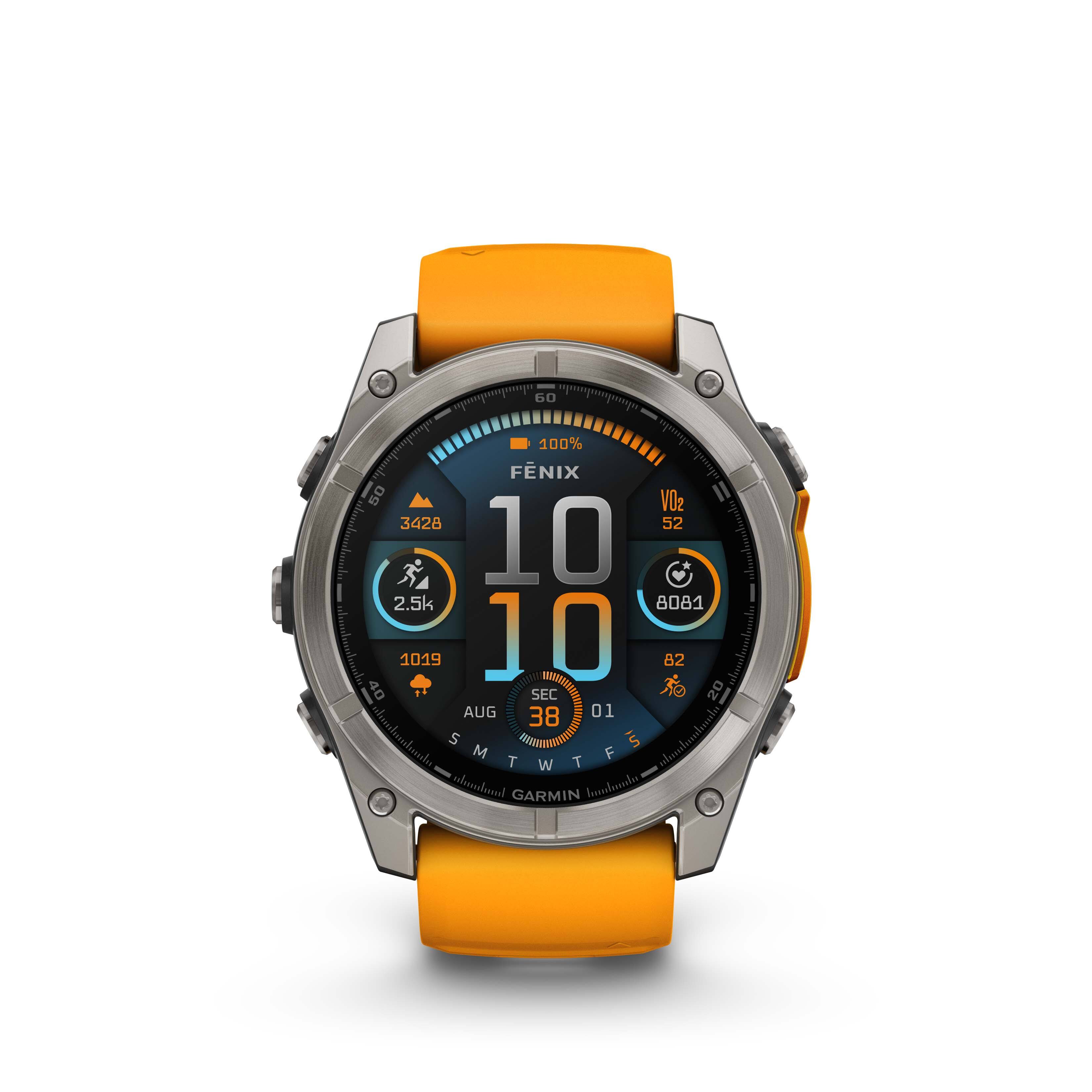 I 1 100% FENIX D9 VO2 3428 52 aloumnhaadvmnbs 10 aabrenderhuausb 2.5k 8081 elnhamshumks aalanh 10 ahaishanehaenles 1019 82 40 SEC 20 AUG 38 01 honbusdenudo SMTWTFS S M T W T s aboandocolashs - - salerosdand GARMIN heushules