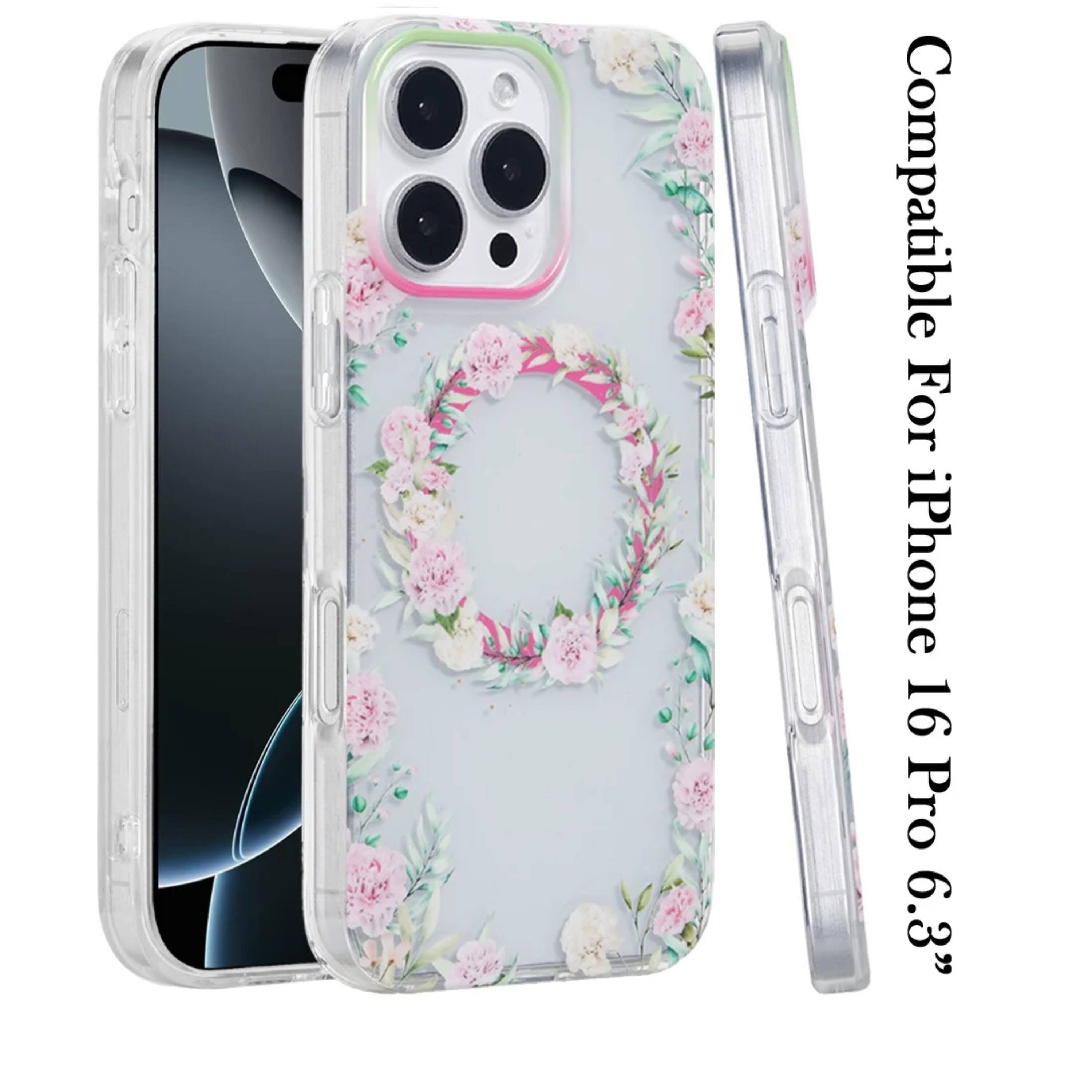 Compatible For iPhone 16 Pro 6.3"