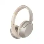 Front. Cubitt - Cubitt Power Headphones with Hybrid ANC, Bluetooth 5.4, 60H Playtime, Auto-Pause, Low Latency - Champagne.