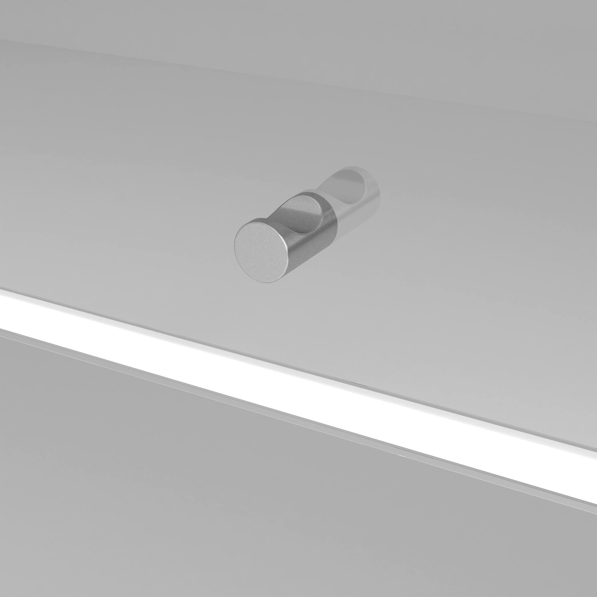 Alt View 4. Spaco - Spaco 3-layer Glass Shoe Cabinet, Modern Shoe Storage Box with RGB LED Light, Transparent Design for Closet and Entryway - White.