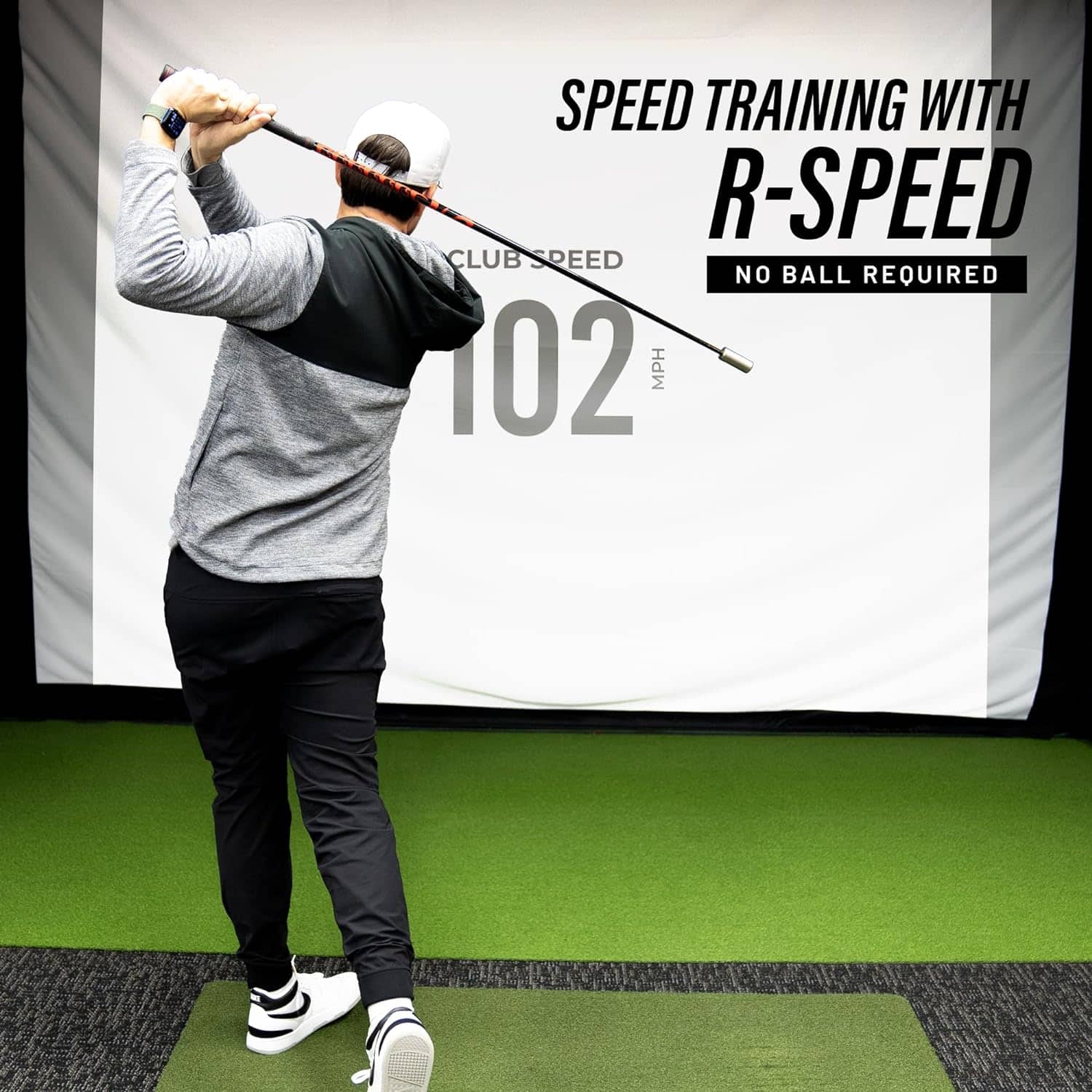 Speed Training with R-Speed Club Speed No Ball Required 102 MPH