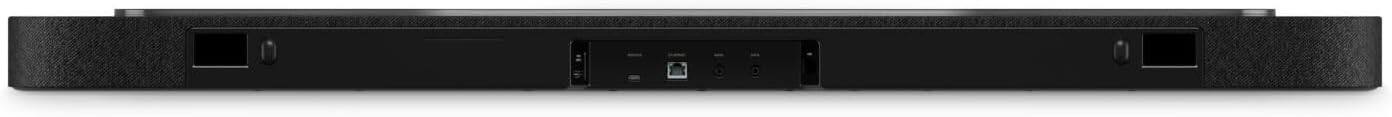 Back. Bose - Bose Lifestyle Ultra Soundbar Bundle with Aux Cable, Wall Mounts, Wireless Soundbar for TV with Dolby Atmos, (Black) - Black.
