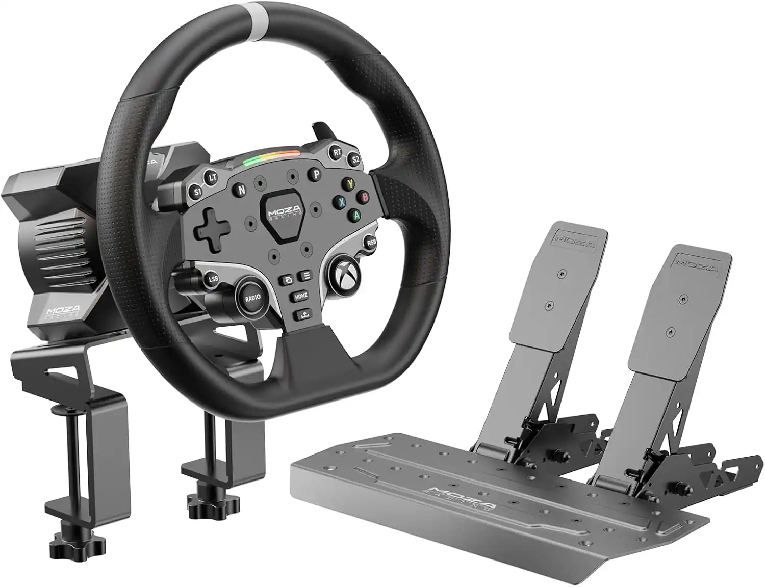 Moza Racing - R3 Direct Drive Sim Racing Bundle with 3.9Nm force for Xbox One, Xbox Series X|S, and PC - Black