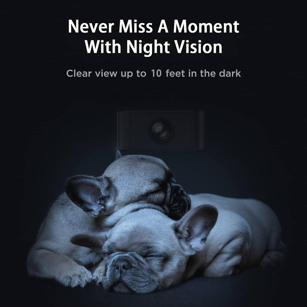 Never Miss A Moment With Night Vision

Clear view up to 10 feet in the dark