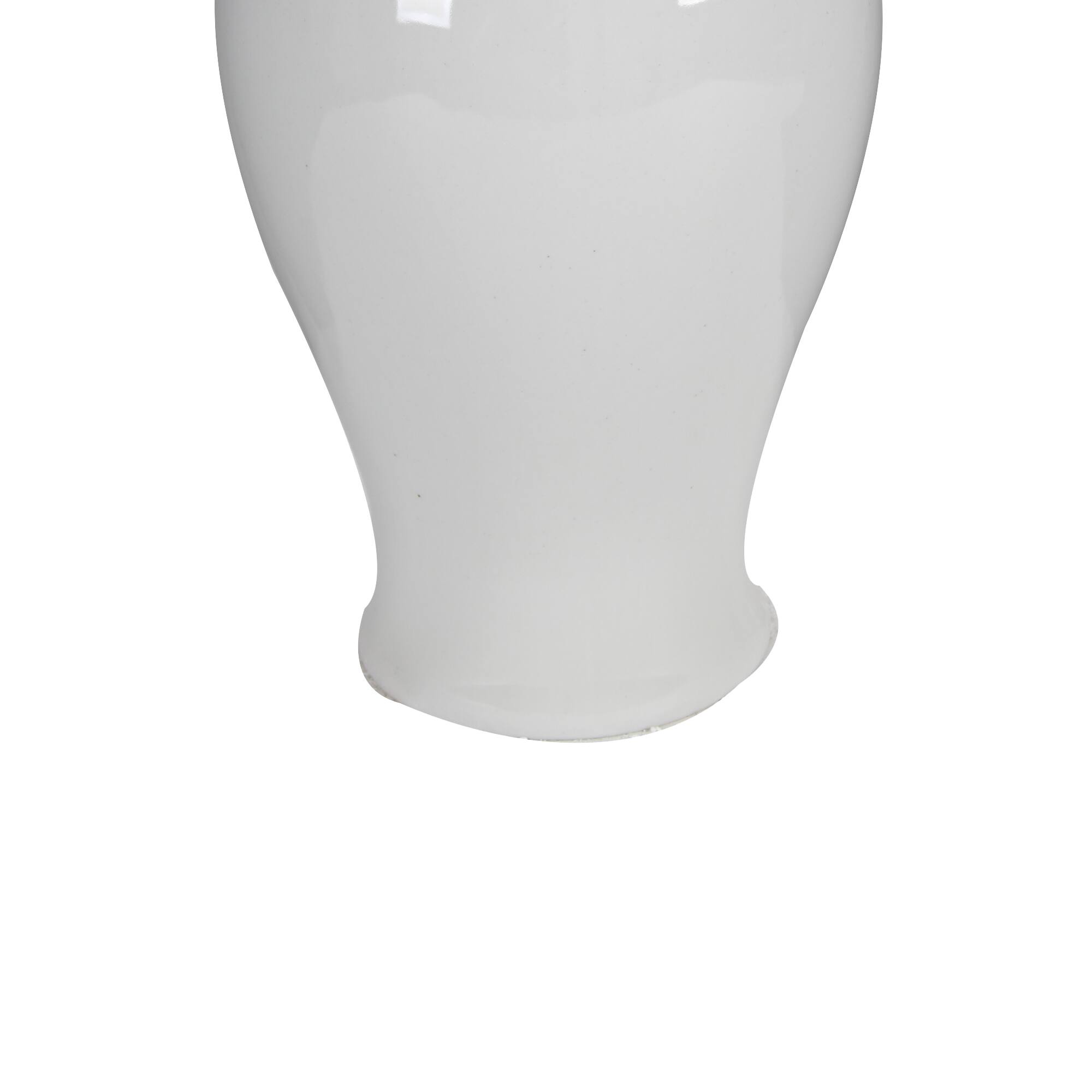 Alt View 2. Manhattan Lane - Kipp Decorative Porcelain Ginger Jar with Lidded Top, Large - White.