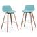 Alt View 14. Simpli Home - Randolph Bentwood Counter Height Stool (Set of 2) - Aqua Blue.
