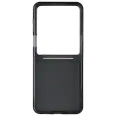 Front. Samsung - Tech21 EvoTint Series Case for Samsung Galaxy Z Flip5 - Ash - Black.