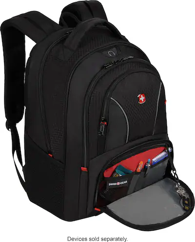 SwissGear - SA1010 Laptop Backpack - Black SwissGear - SA1010 Laptop Backpack - Black