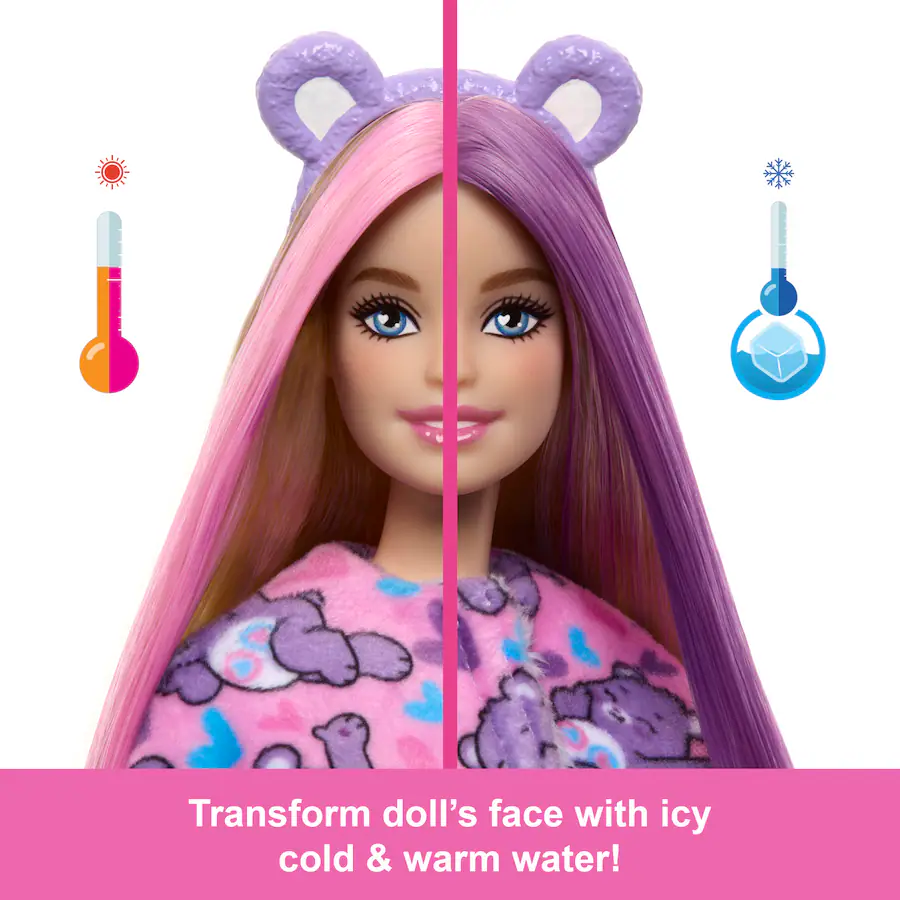 Hair Salon Doll Hair Changes Color In Water Buy Barbie Rainbow Tie