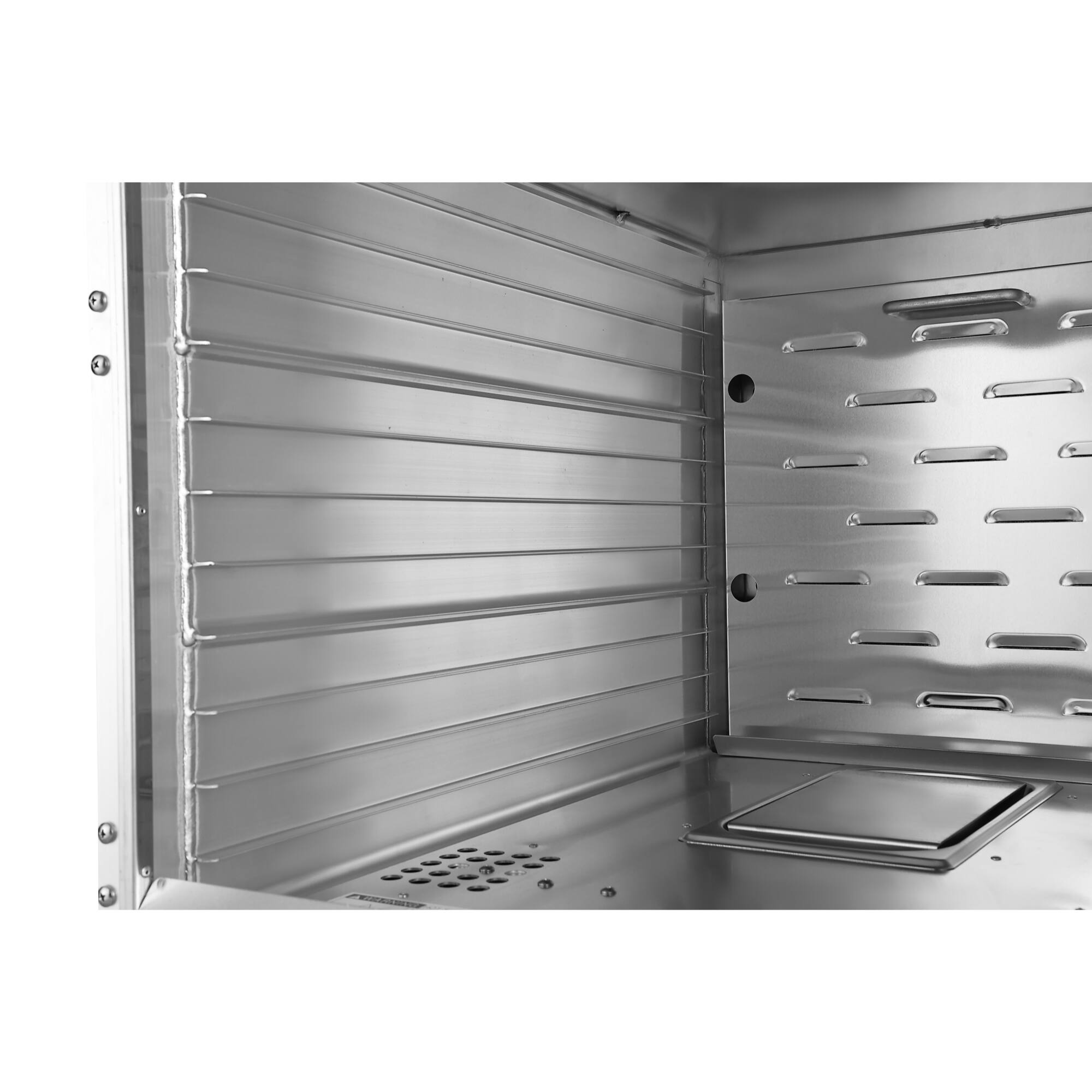 Alt View 5. Koolmore - 33 in. Commercial Insulated Half-Size Heated Holding Proofing Cabinet with 11-Pan Capacity and Glass Door in Silver - Silver.
