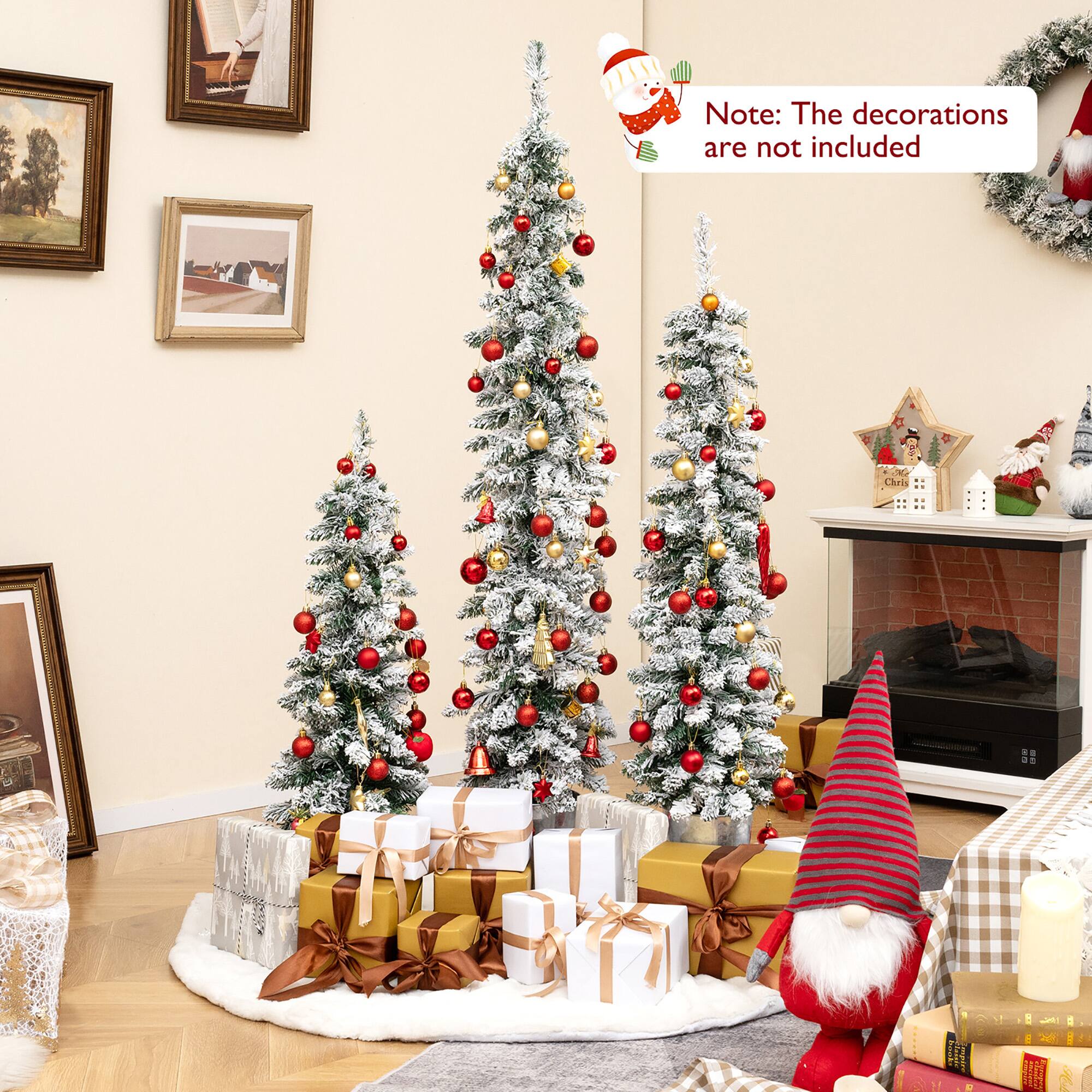 Note: The decorations are not included