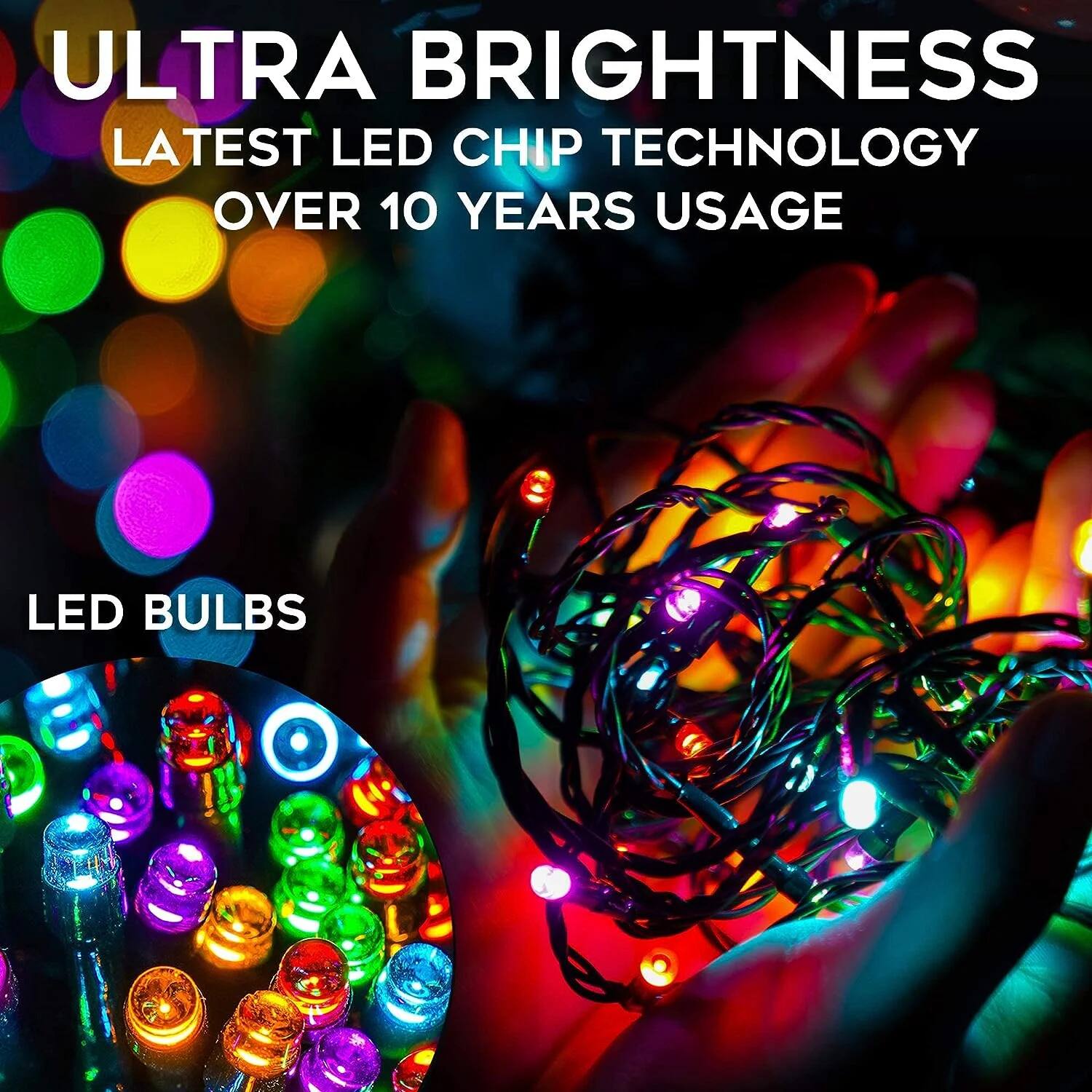 ULTRA BRIGHTNESS  
LATEST LED CHIP TECHNOLOGY  
OVER 10 YEARS USAGE  

LED BULBS