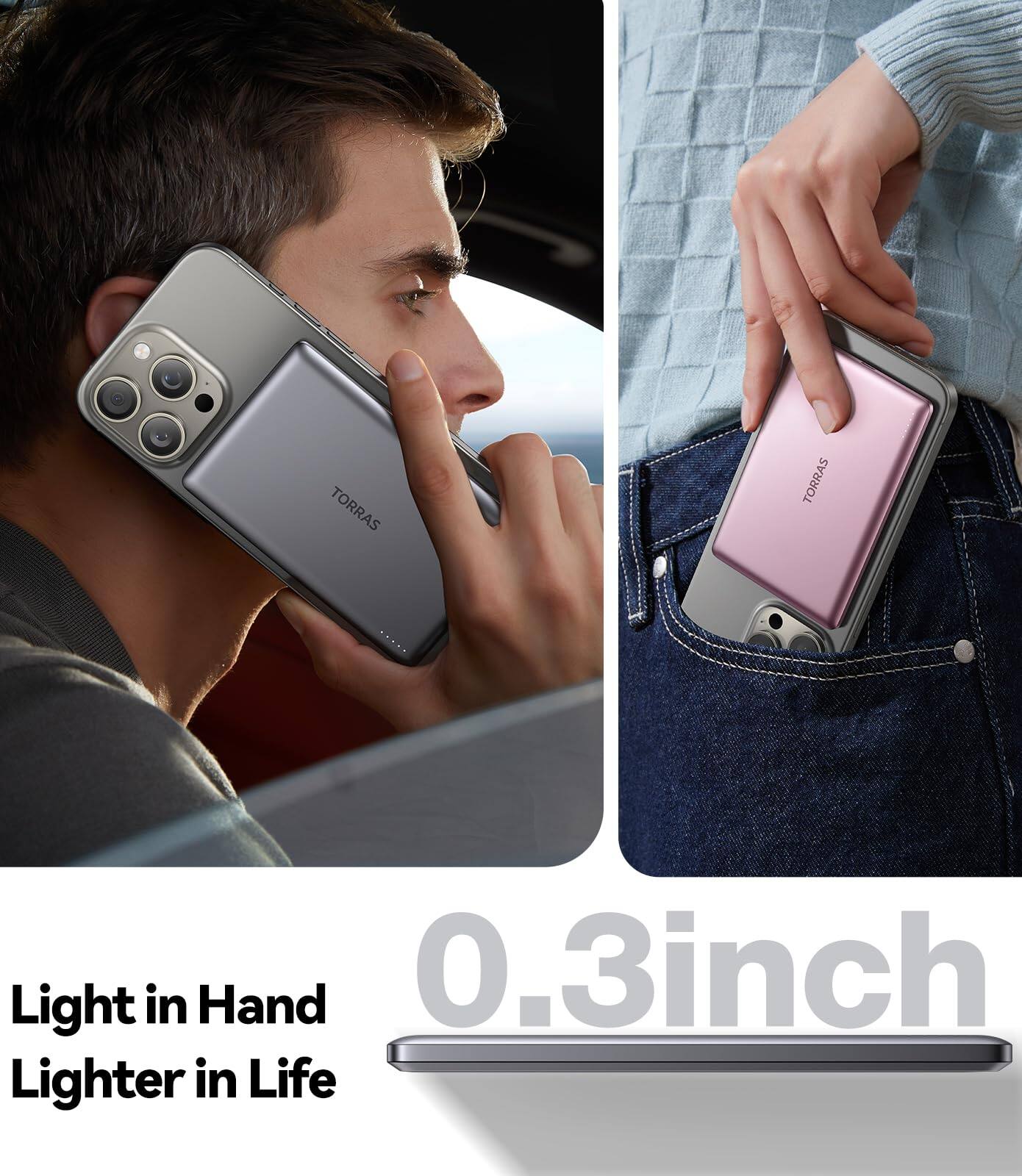 TORRAS PIOET  
Light in Hand  
0.3inch  
Lighter in Life