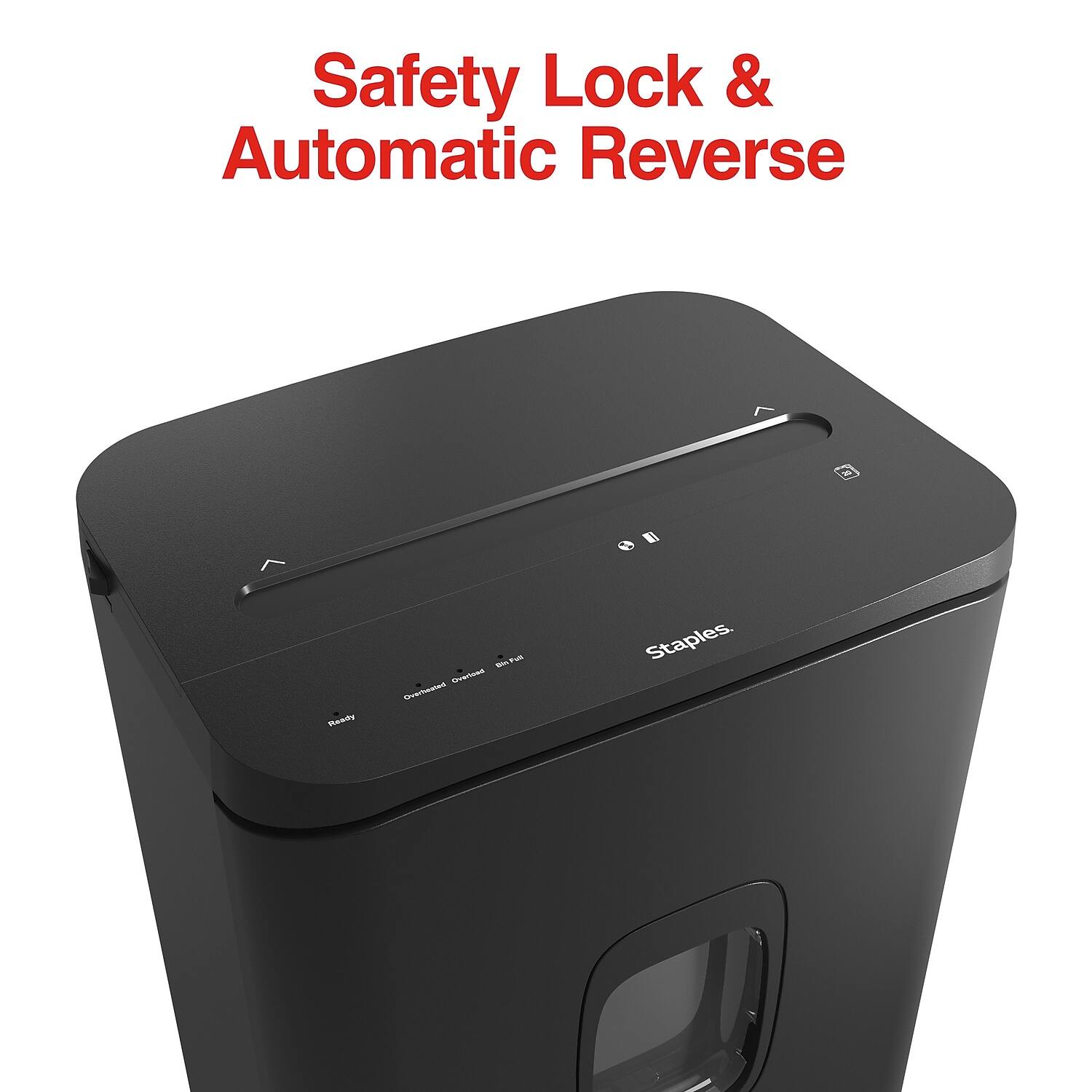 Safety Lock & Automatic Reverse

Staples
