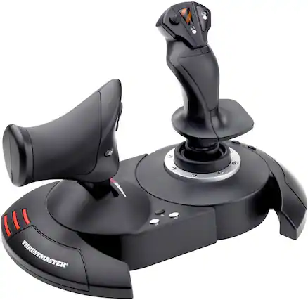 Front. Thrustmaster - Flight - Control System - Thrustmaster T-Flight HOTAS X - Multicolor.