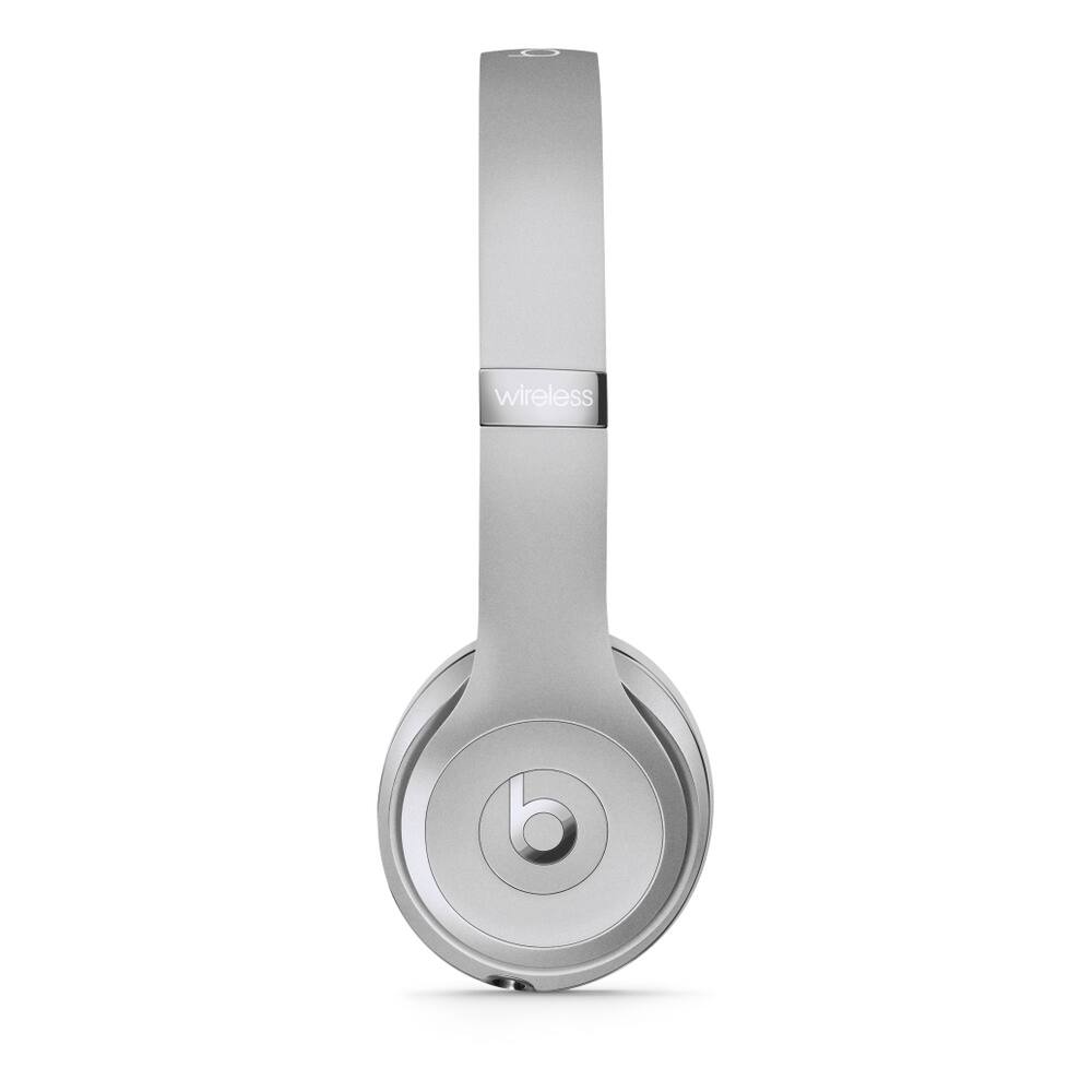 Alt View 1. Beats - Beats Solo3 Wireless On-Ear Headphones - Silver (Latest Model) - Silver.