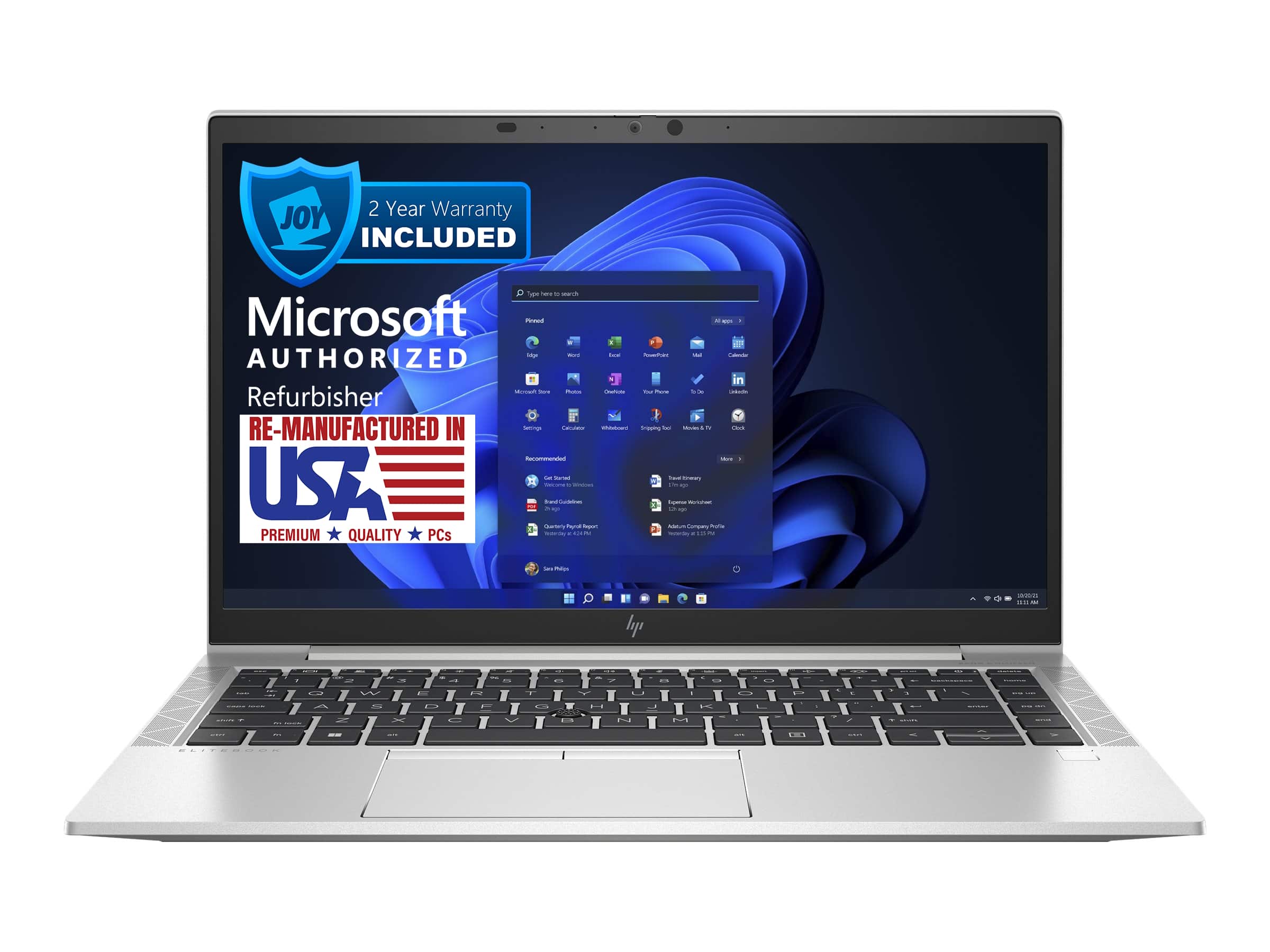 HP EliteBook 845 G8 AMD Ryzen 5 Pro 5650U 2.3GHz, 16GB, 512GB SSD