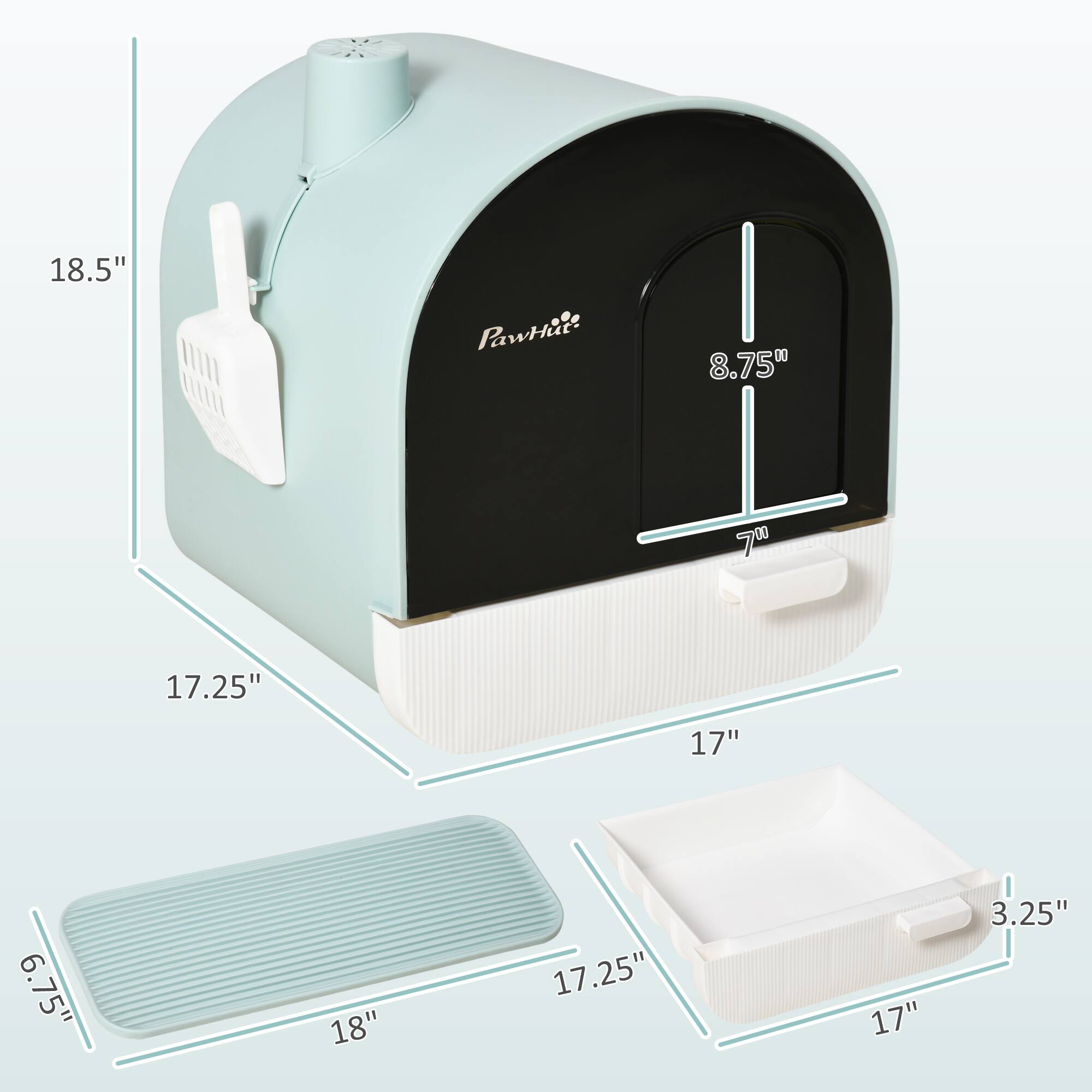 18.5"  
17.25"  
17"  
6.75"  
18"  
17.25"  
17"  
3.25"  

8.75"  
7"